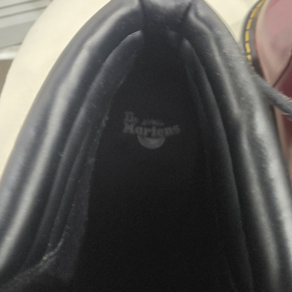 Dr. Martens Women's Burgundy Boots - Picture 7 of 7